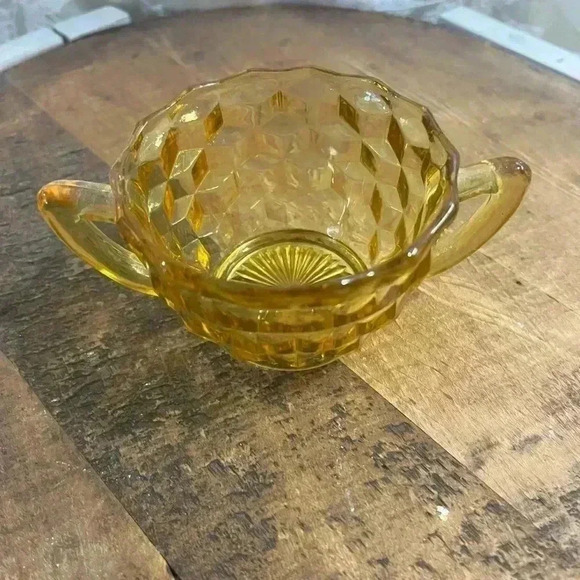 Vintage Jeannette  Glass Sugar Dish - Picture 2 of 3